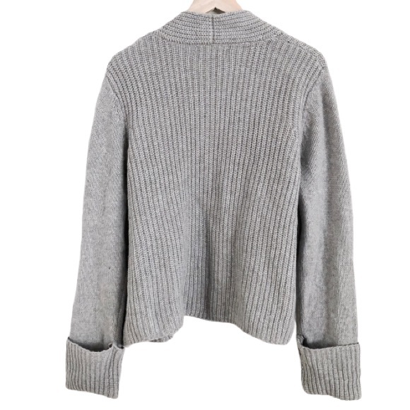 RACHEL ZOE Cuffed Wool Cardigan - Picture 3 of 7